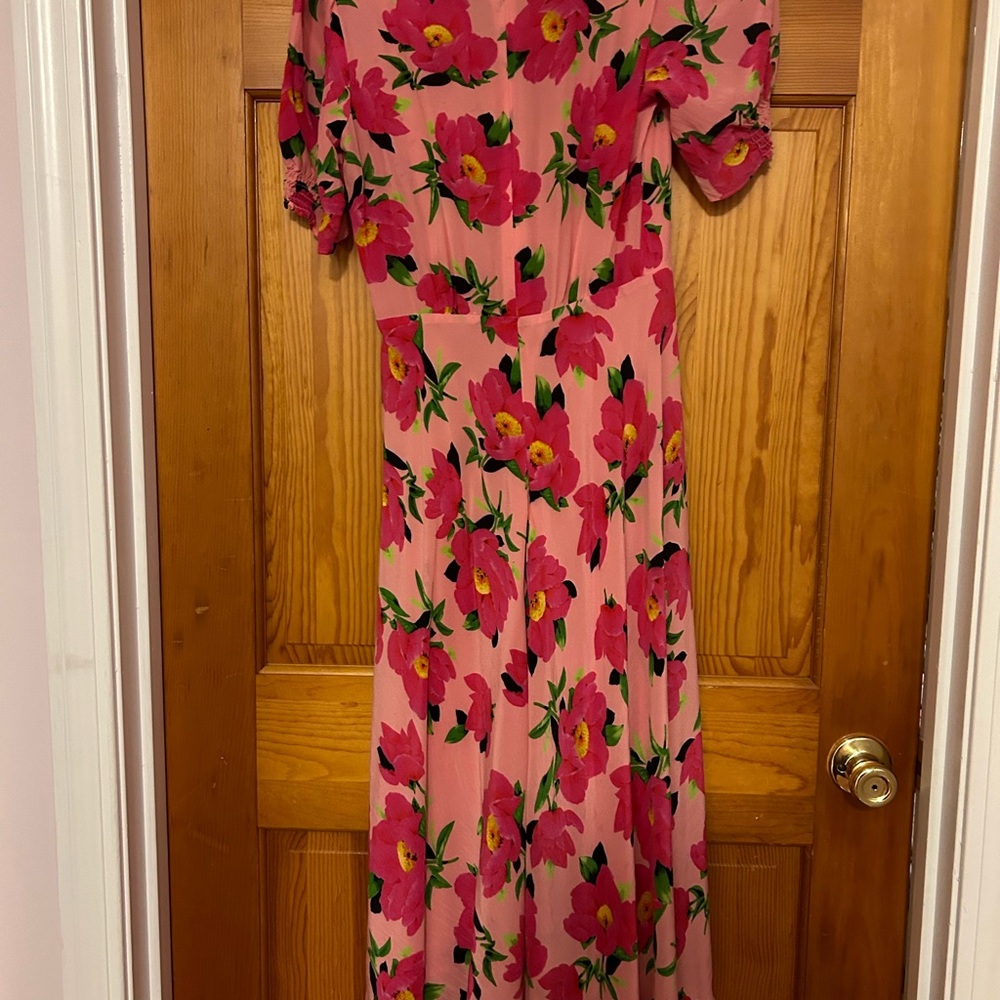 The Kooples Pink Floral Maxi Dress